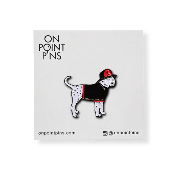 Keep Your Pin Up: Dogs with Jobs - Dalmatian Firefighter Dog Puppy Lapel Enamel Pin