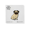 Pug Puppy Lapel Enamel Pin